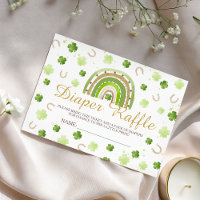 Lucky Charm Diaper Raffle Card