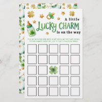 Lucky Charm Irish Baby Shower Bingo Game