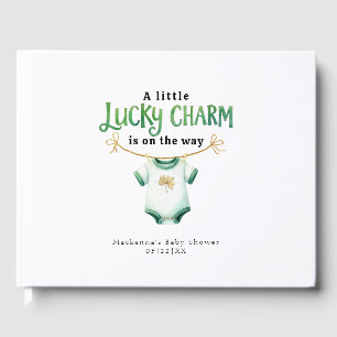 Lucky Charm Irish Baby Shower Guest Book