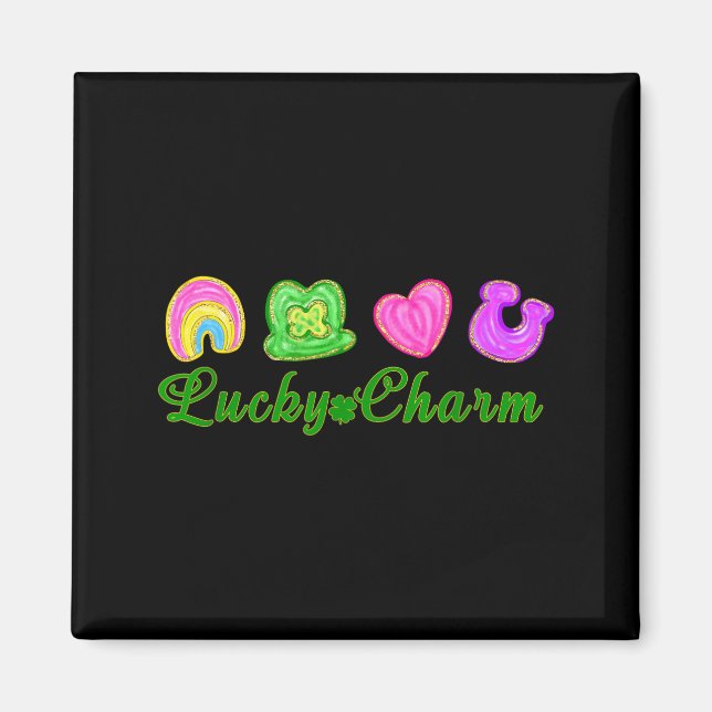 Lucky Charm Patricks Day Mama Funny Gift Tee Men,  Magnet (Front)