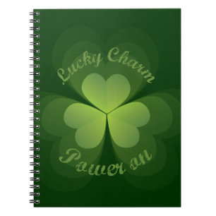 Lucky Charm Power On Spiral Notebook