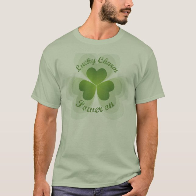 Lucky Charm Power On T-Shirt (Front)