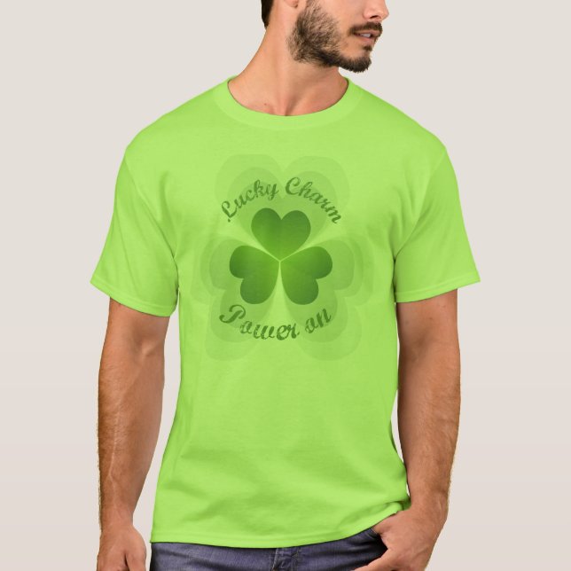 Lucky Charm Power On T-Shirt (Front)
