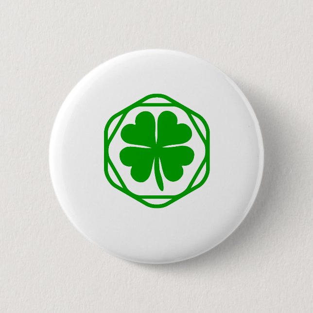 Lucky Charm St. Patrick's day 6 Cm Round Badge (Front)