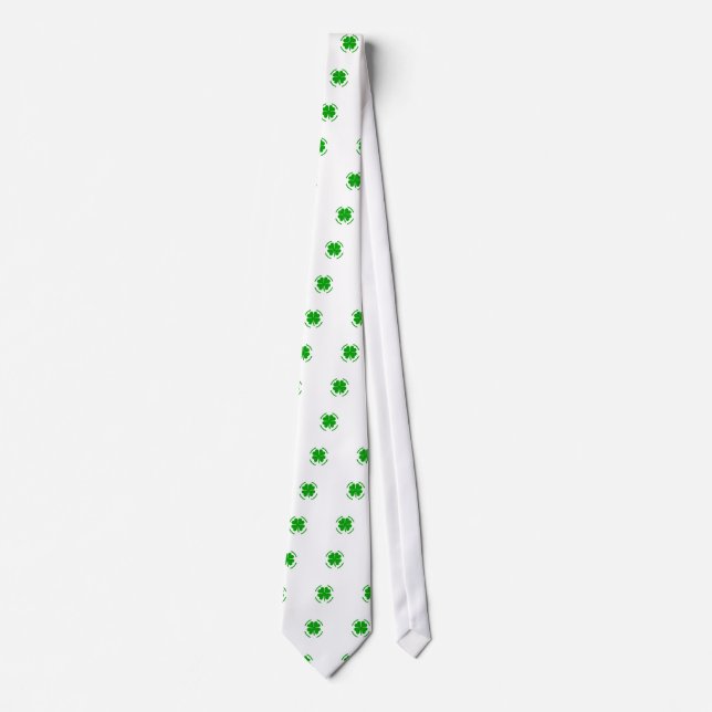 Lucky Charm St. Patrick's day gift Tie (Front)