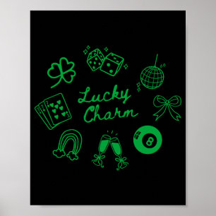 Lucky Charm St Patricks Day Lucky Clover T Shirt_1 Poster