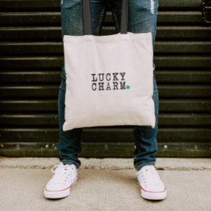 Lucky Charm St Patricks Day Lucky Clover Tote Bag