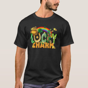 Lucky Charm St Patricku2019s Day Irish Rainbow T-Shirt