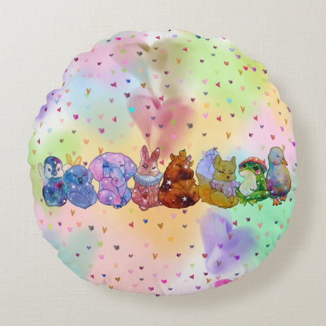 Lucky Charms Round Cushion (Front)