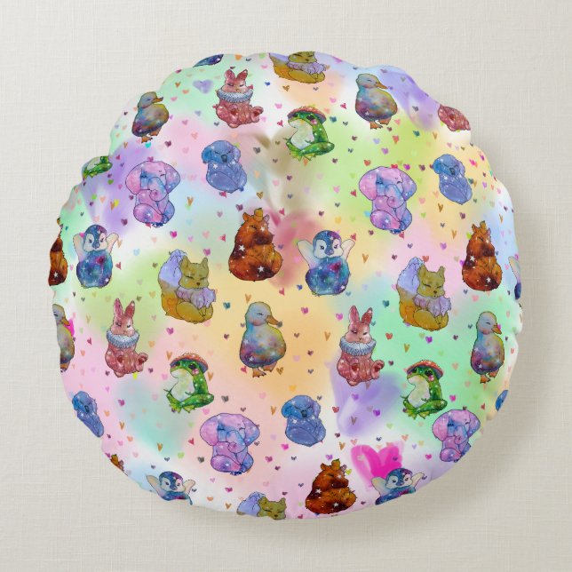 Lucky Charms Round Cushion (Front)