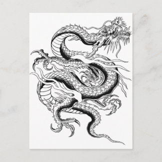 Lucky Chinese Dragon Postcard