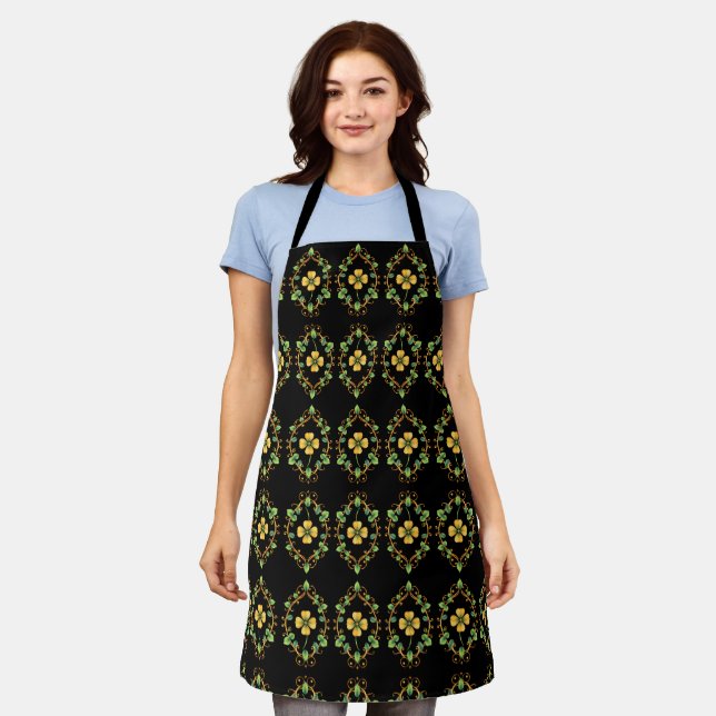 Lucky Clover 🍀 A Timeless Symbol of Good Fortune Apron (Worn)