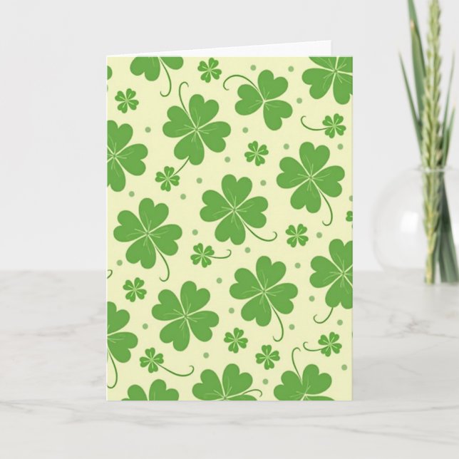 Lucky Clover Card For Partner (Front)