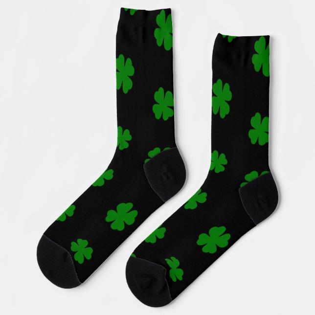 Lucky Clover Crew Socks (Left)