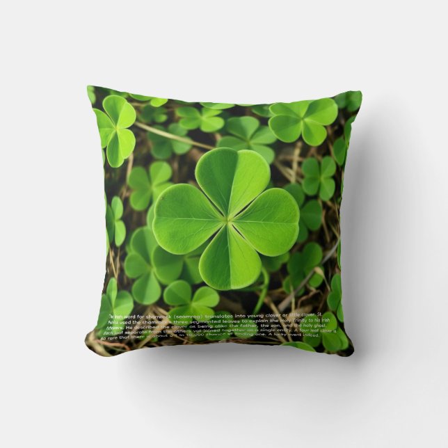 Lucky Clover Cushion (Front)