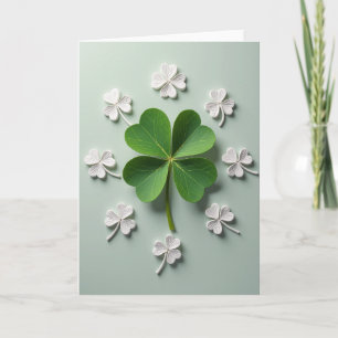Lucky Clover Fine Art Card