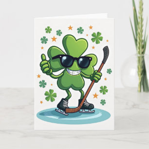 Lucky Clover Hockey Star Card
