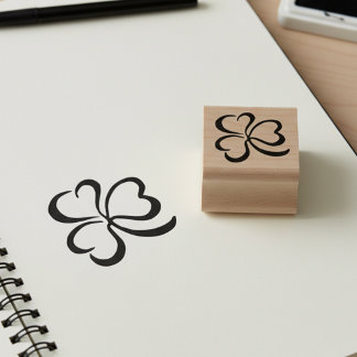 Lucky Clover Leaf Mini Stamp