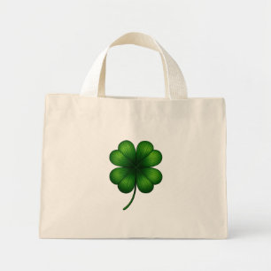 Lucky Clover Leaf St. Patrick’s Day Tote Bag