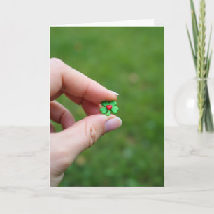 Lucky Clover Love Card