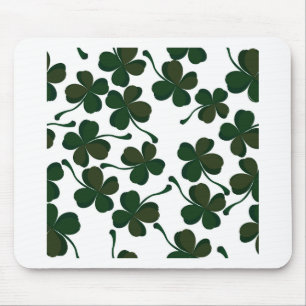 lucky clover mouse pad