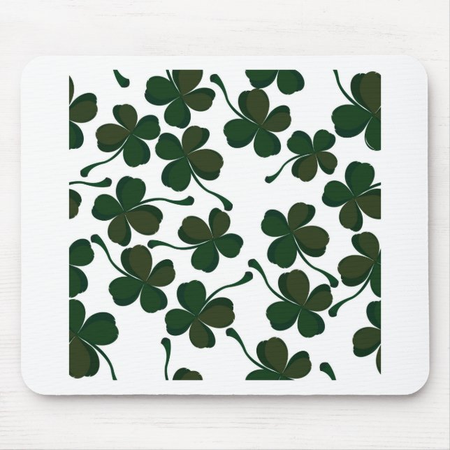 lucky clover mouse pad (Front)