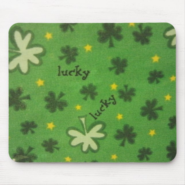Lucky Clover Mouse Pad (Front)