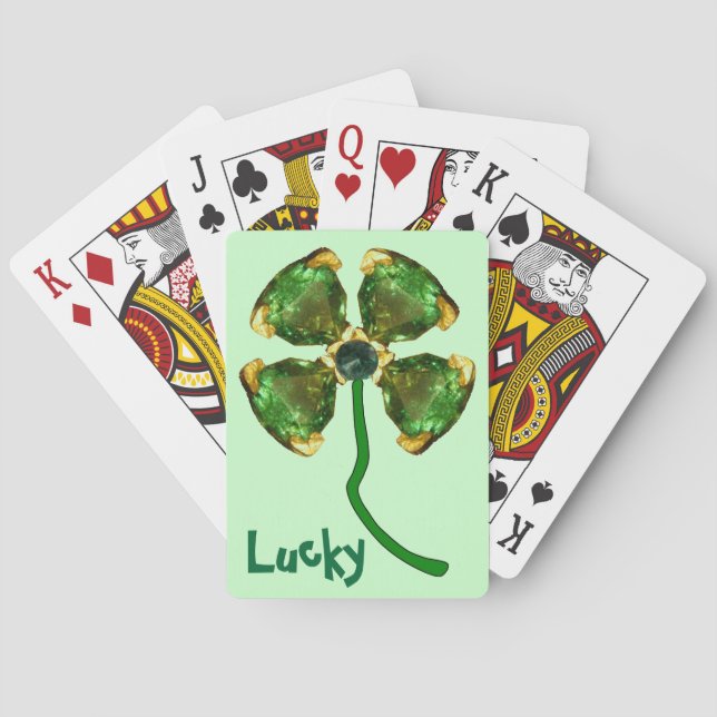 Lucky Clover Playing Cards (Back)