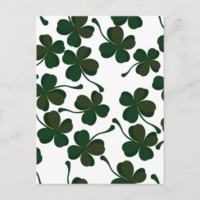 lucky clover postcard (Front)