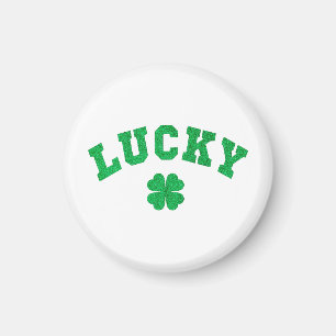 Lucky Clover Saint Patricks Day Magnet