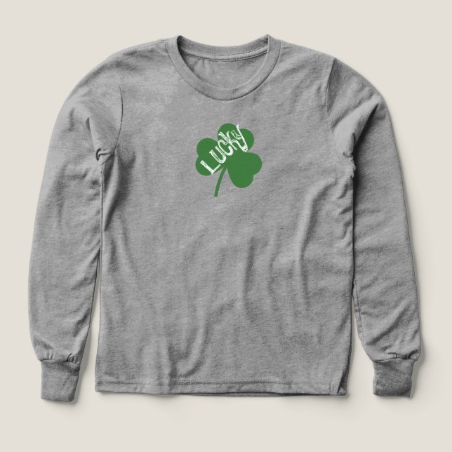 Lucky clover Saint Patrick's   Sweatshirt (Design Front)