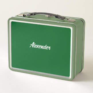 Lucky Clover St. Patricks Day Metal Lunch Box