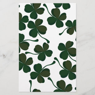 lucky clover stationery