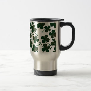lucky clover travel mug
