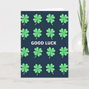 Lucky Clovers Faux Gold Foil Card