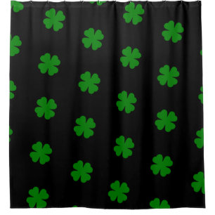 Lucky Clovers Shower Curtain 