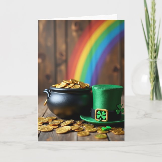 Lucky Coins Pattern Card (Front)