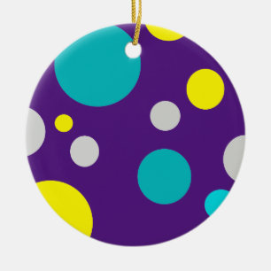Lucky Colourful Bubbles Ceramic Tree Decoration