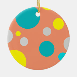 Lucky Colourful Bubbles Ceramic Tree Decoration