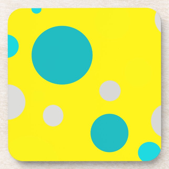 Lucky Colourful Bubbles Coaster (Front)