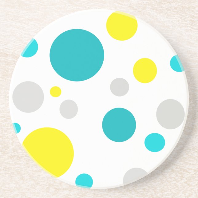 Lucky Colourful Bubbles Coaster (Front)