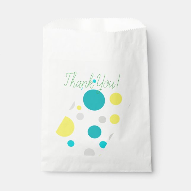 Lucky Colourful Bubbles Favour Bags (Front)