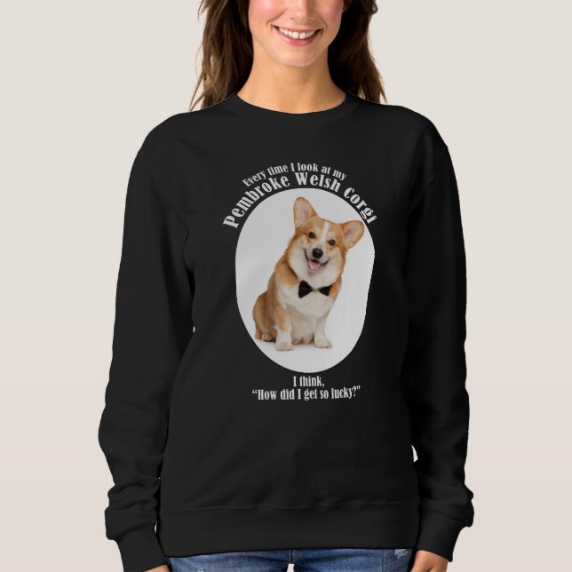 Lucky Corgi Sweatshirt (Front)