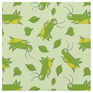 Lucky Cricket Pattern Fabric