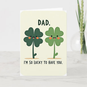 Lucky Dad Love Card