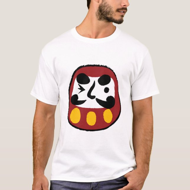 Lucky Daruma of Japan T-Shirt (Front)