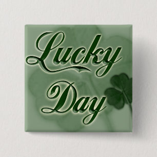 Lucky-Day 15 Cm Square Badge