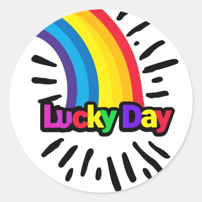Lucky day stickers (Front)
