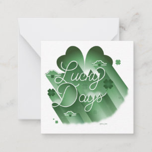 Lucky Days / Stationery Note Card