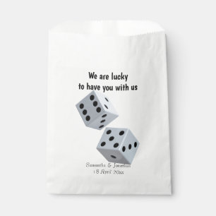 Lucky Dice Favour Bags